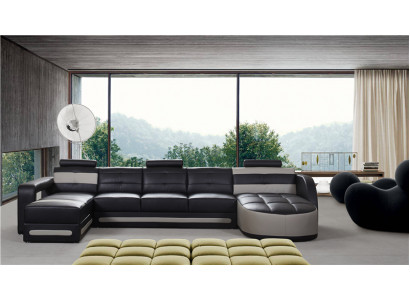 Sofa Place Coin Suite Rembourrage Coin Canapé Conception Canapé Canapés de Luxe Cuir neuf